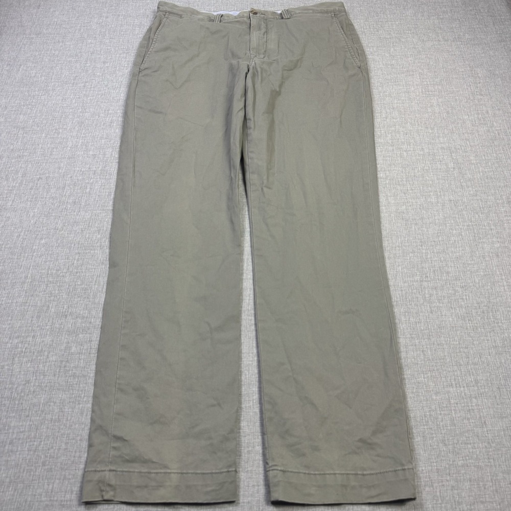 Polo Ralph Lauren The Polo Chino Pants Mens 32x30 Gray Straight Stretch Fit